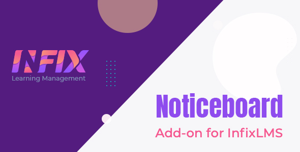 Noticeboard add-on | Infix LMS Laravel Learning Management System icon