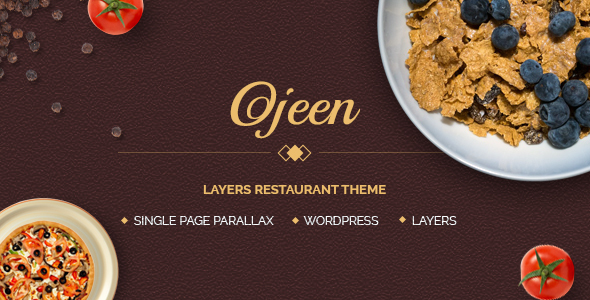Ojeen - Layers Restaurant WordPress Theme icon