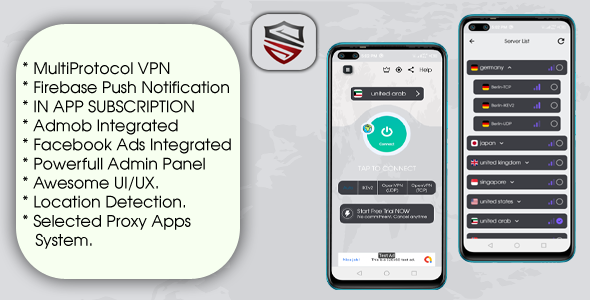 One VPN - With Admin Panel And Multi Protocol VPN App icon