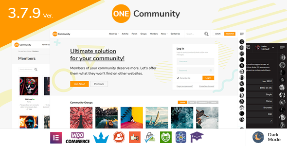OneCommunity - BuddyPress Membership Theme icon