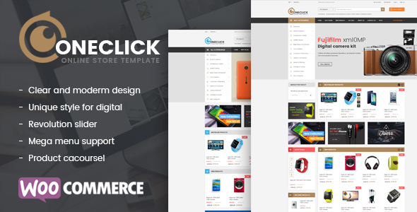 Oneclick - Multi-Purpose WooCommerce Responsive Digital Theme icon