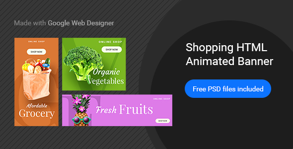Online Shopping | HTML5 Google Banner Ad 25 icon