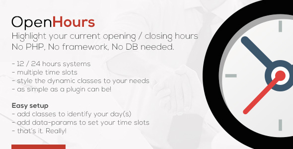 OpenHours - Highlight your Opening / Closing Hours icon