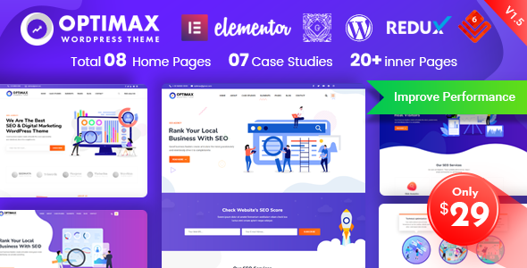 Optimax - SEO & Marketing WordPress Theme icon
