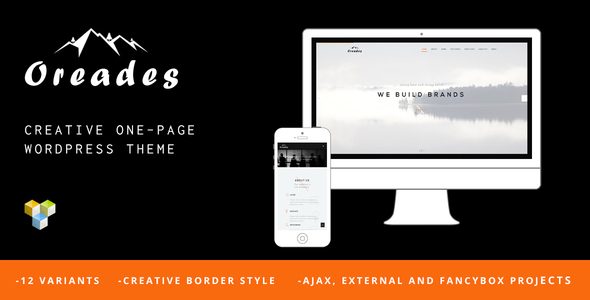 Oreades - Creative One-Page WordPress Theme icon