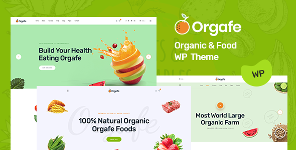 Orgafe - Organic Food WordPress Theme icon