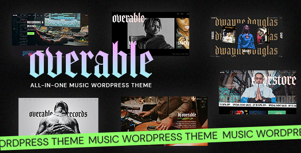 Overable - Professional Music WordPress Theme icon