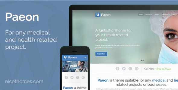 Paeon - Medical WordPress Theme icon