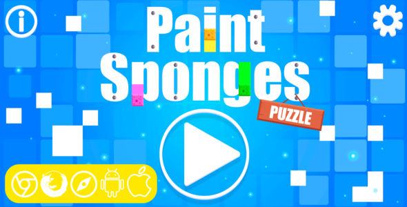 Paint Sponges Puzzle - HTML5 Game icon
