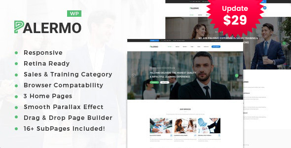 Palermo - Business Consulting and Professional Services WordPress Theme icon