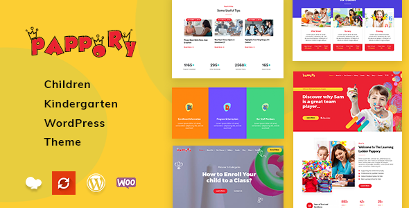 Pappory - Children Kindergarten WordPress Theme icon