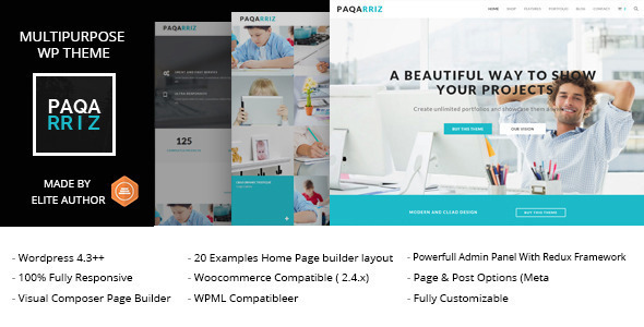 Paqarriz - Multipurpose WordPress Theme icon