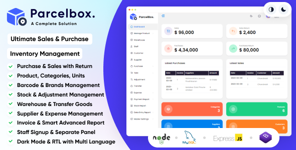ParcelBox : Sales, Stocks & Purchase Billing with Ultimate Warehouse Inventory Management System icon