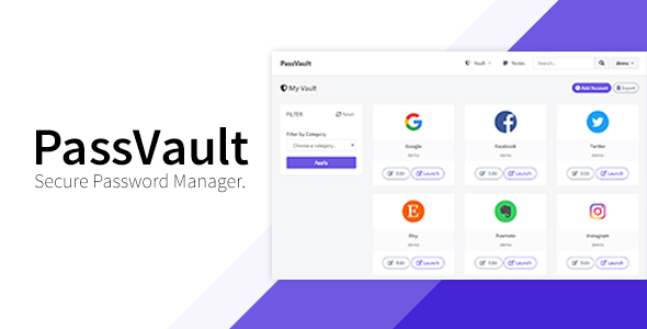 PassVault - Secure Password Manager icon