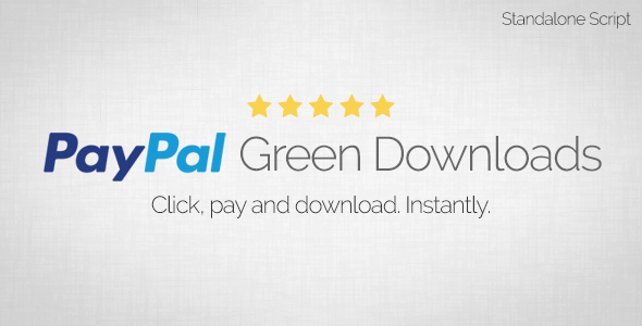 PayPal Green Downloads - Standalone Script icon