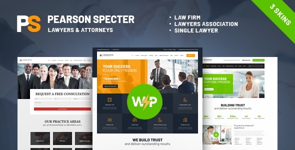 Pearson Specter | WordPress Theme for Lawyer & Attorney icon