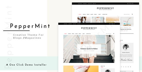 PepperMint - Creative WordPress Theme for Blogs/Mini-Magazines icon