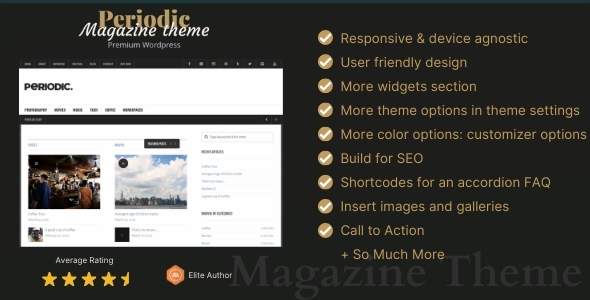 Periodic - A Premium WordPress Magazine Theme icon