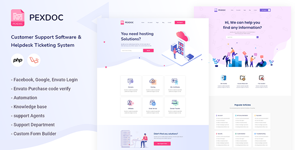 Pexdoc - Knowledgebase Customer Support & Helpdesk Ticketing CMS icon