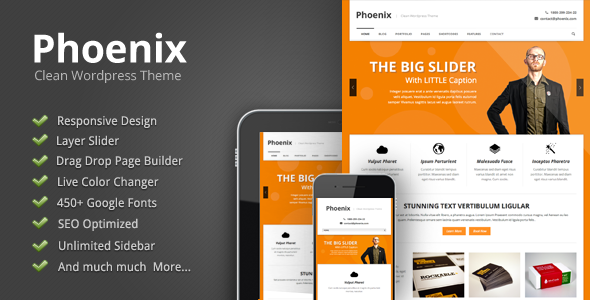 Phoenix - Clean Responsive Wordpress Theme icon