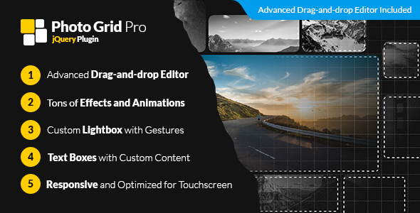 Photo Grid Pro - jQuery Interactive Grid Gallery Builder icon