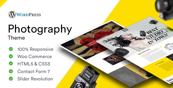 Photography - Photoshoot and Videography Responsive WordPress Theme icon
