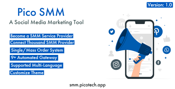 PicoSMM - Social Media Marketing Script Panel icon