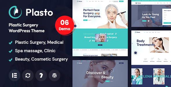 Plasto - Plastic Surgery & Medical WordPress Theme icon