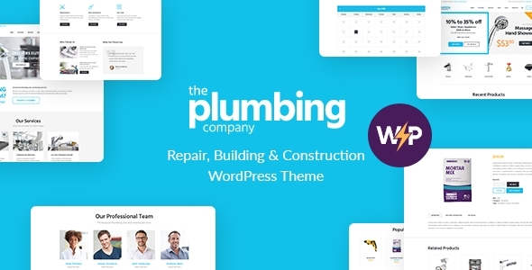 Plumbing - Repair, Building & Construction Elementor WordPress Theme icon