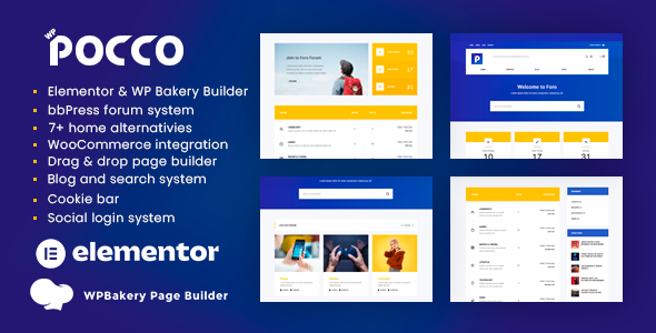 Pocco - bbPress Forum WordPress Theme icon