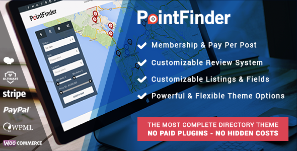 PointFinder | Directory & Listing WordPress Theme icon