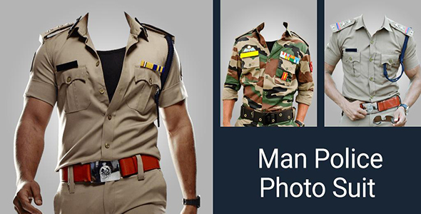 Police Photo Suit 2020 : Women & Men Police Suit - Android App + Admob + Facebook Integration icon