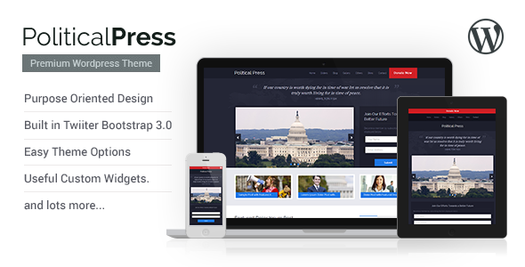 Political Press - Responsive WordPress Theme icon