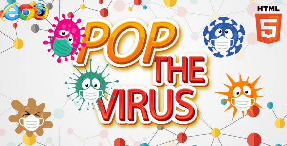 Pop the Virus - HTML5 Game (capx) icon