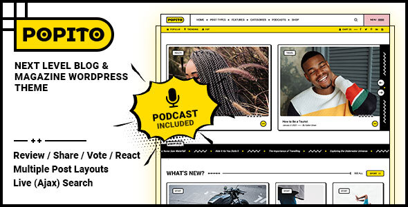 Popito - Blog & Magazine WordPress Theme icon