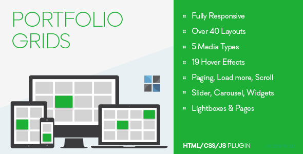 Portfolio Grids - HTML/CSS/JS icon
