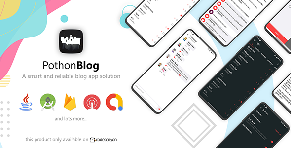 Pothon || Blog app icon