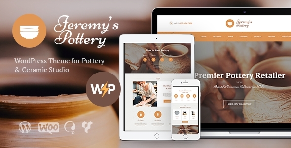 Pottery and Ceramics Handmade WordPress Theme icon