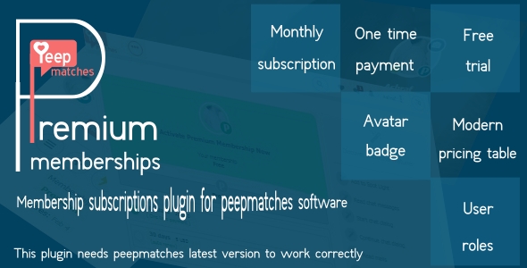 Premium memberships - for peepmatches icon