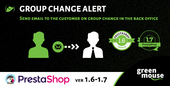 Prestashop Group Change Alert