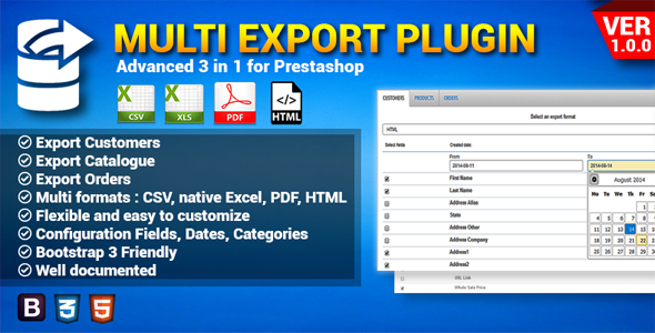 Prestashop Multi Exporter icon