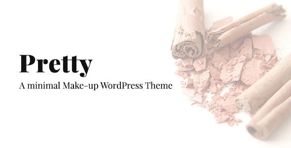 Pretty - Minimal Makeup Responsive Wordpress Theme icon