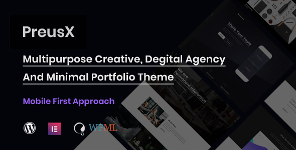 PreusX - Digital Agency And Portfolio WordPress Theme icon