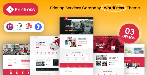 Printress - Printing Services Company WordPress icon