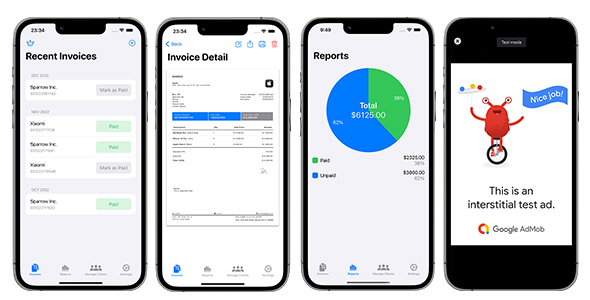 Pro Invoice Maker - SwiftUI iOS Full Application Ios Full Applications ...