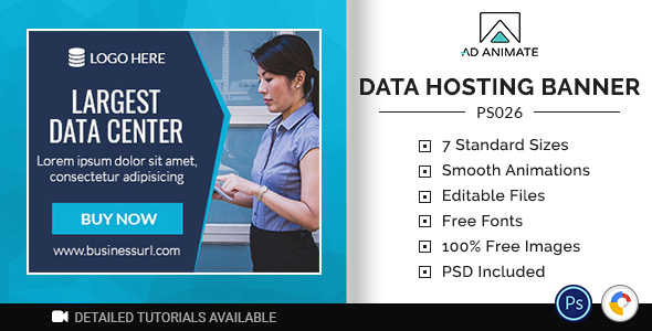 Professional Services | Data Center Business Banner (PS026) icon
