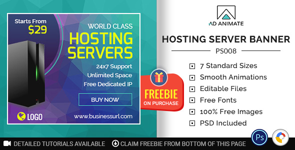 Professional Services | Hosting Server Banner (PS008) icon