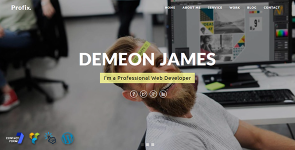 Profix - Personal Portfolio WordPress Theme icon
