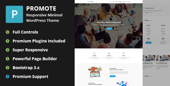 Promote - Onepage Landing Page WordPress icon