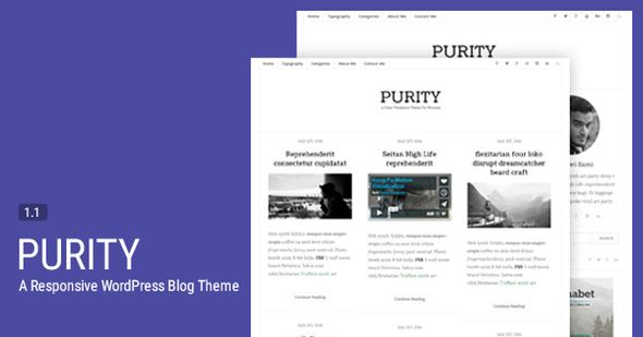 Purity - A Responsive WordPress Blog Theme icon